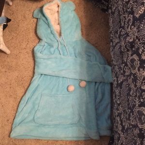 Blue hoodie